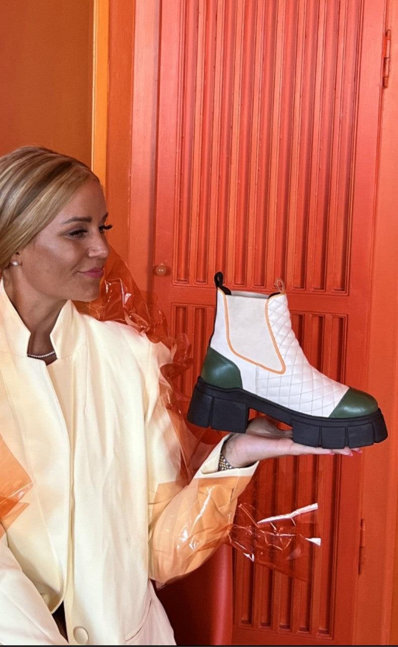 Copenhagen Shoes Støvler - New Way - Off White