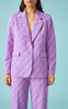 Cras Blazer - Amy - Mono Stripe Purple
