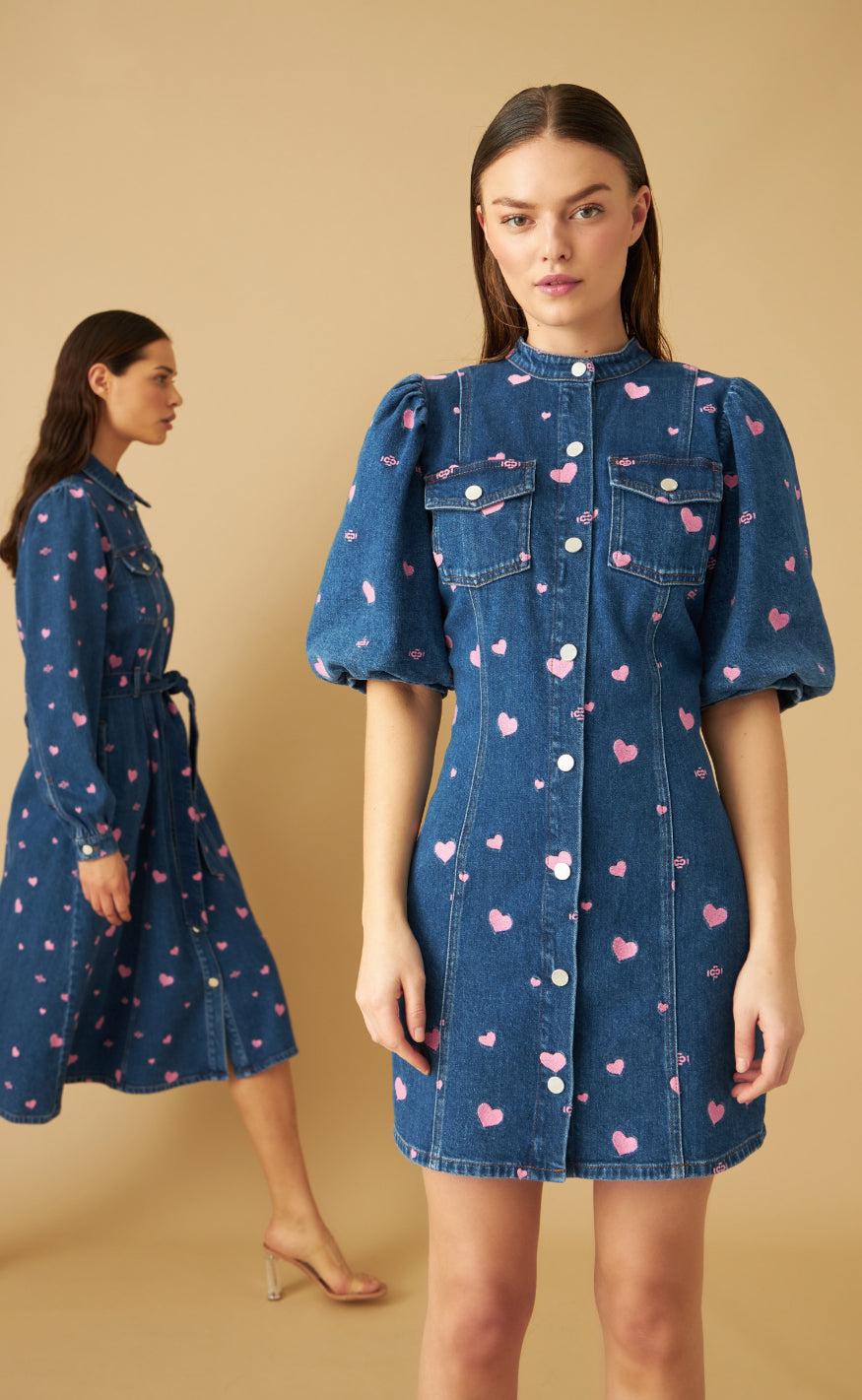 Cras Kjole - Celia - Medium Blue