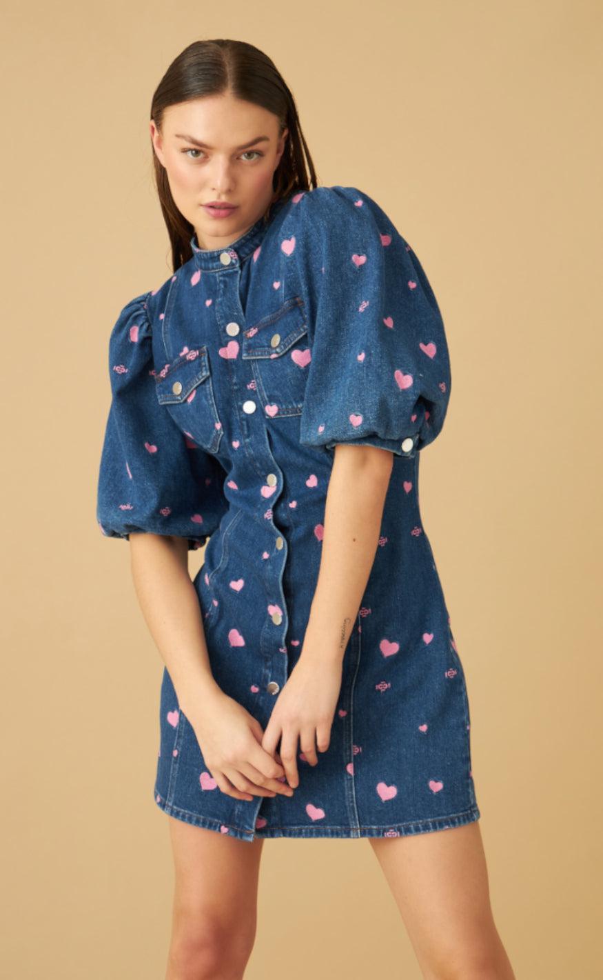 Cras Kjole - Celia - Medium Blue