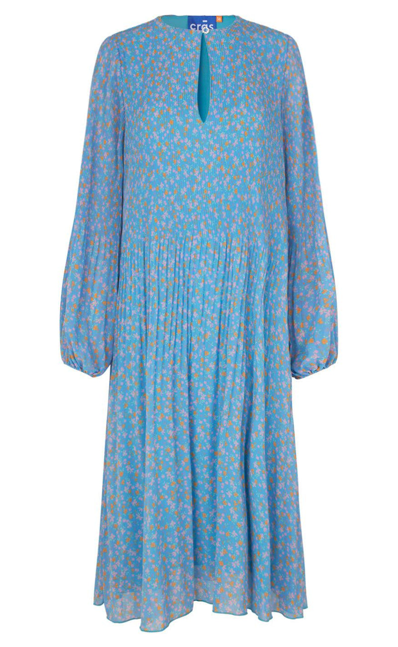 Cras Kjole - Melinda - Floral Blue