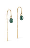 ENAMEL Copenhagen Øreringe - Eleanor - Petrol Green