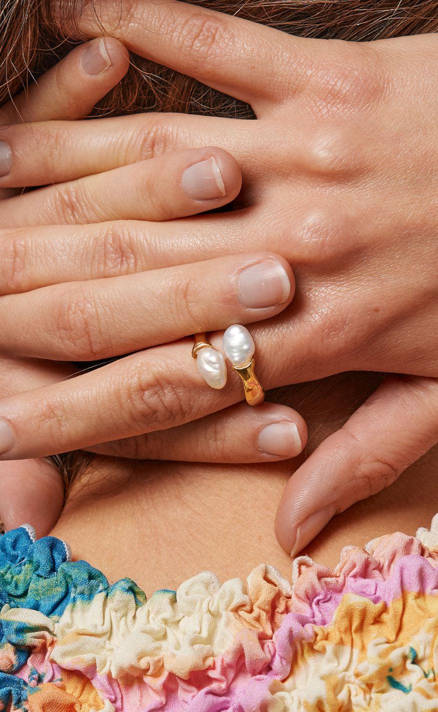 ENAMEL Copenhagen Ring - Asta - Pearl