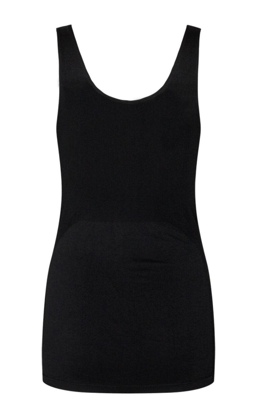 FREEQUENT SEAM TOP BLACK