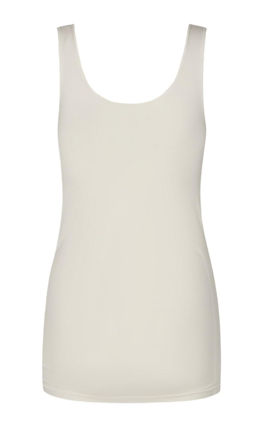 FREEQUENT SEAM TOP BRIGHT WHITE