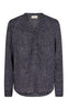 Freequent Bluse - Adney - Black W. Lavendula