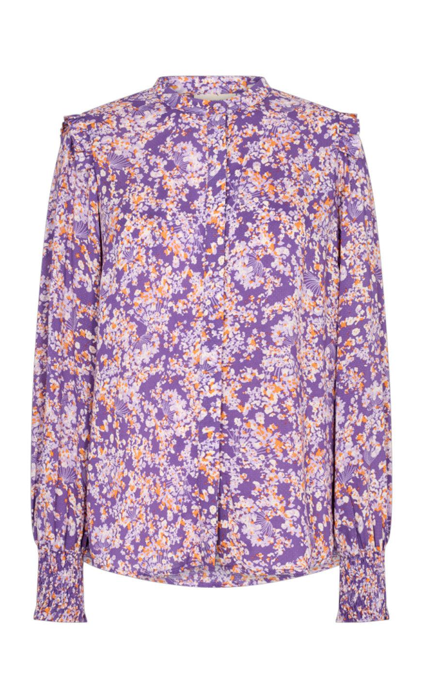 Freequent Bluse - Adney - Royal Lilac W. Lavendula