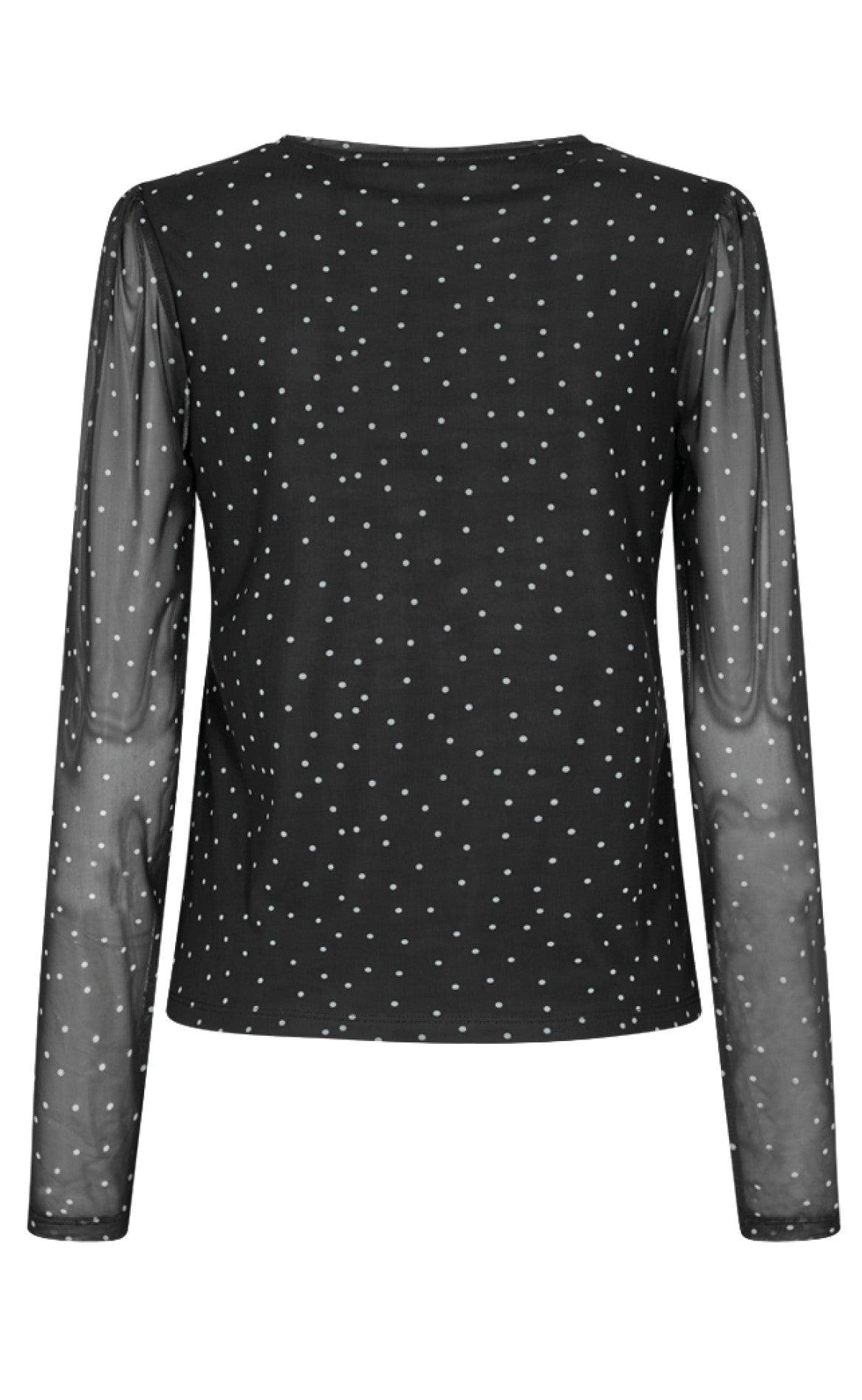 Freequent Bluse - Babara - Black Mix