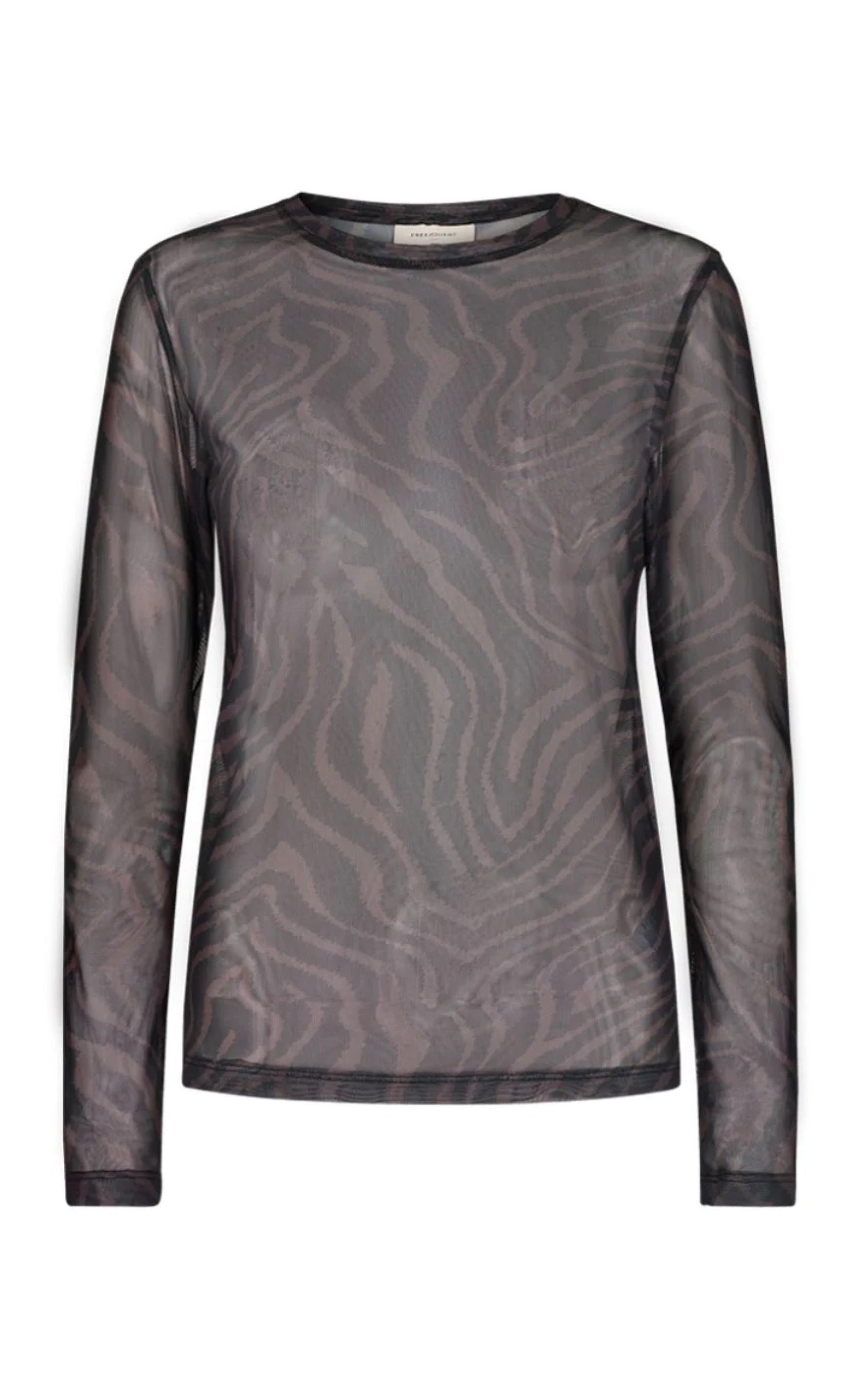 Freequent Bluse - Babara - Coffee Bean Black