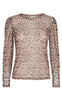 Freequent Bluse - Babara - Silver Mink Leo Mix