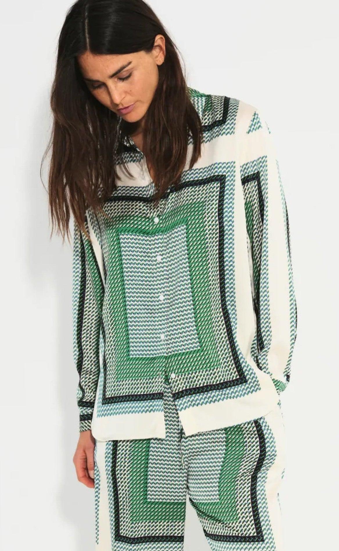 Freequent Bluse - Dafiney - Jolly Green
