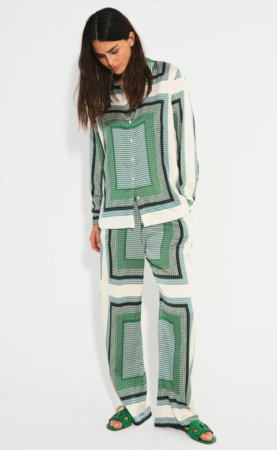 Freequent Bluse - Dafiney - Jolly Green