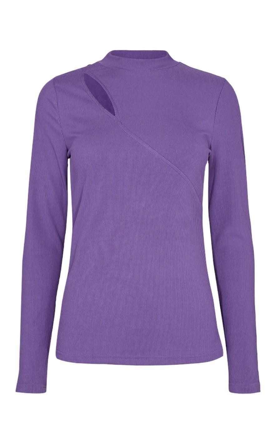 Freequent Bluse - Elduna - Purple Sapphire