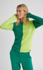 Freequent Bluse - Katie - Pepper Green W. Sharp Green
