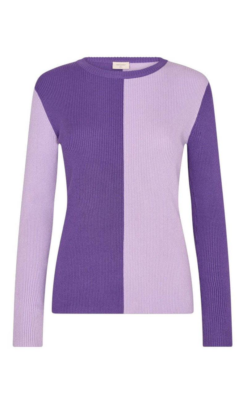 Freequent Bluse - Katie - Royal Lilac W. Lavendula