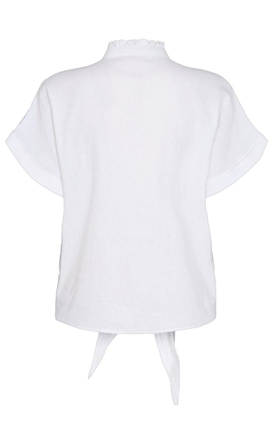 Freequent Bluse - Lava - Brilliant White