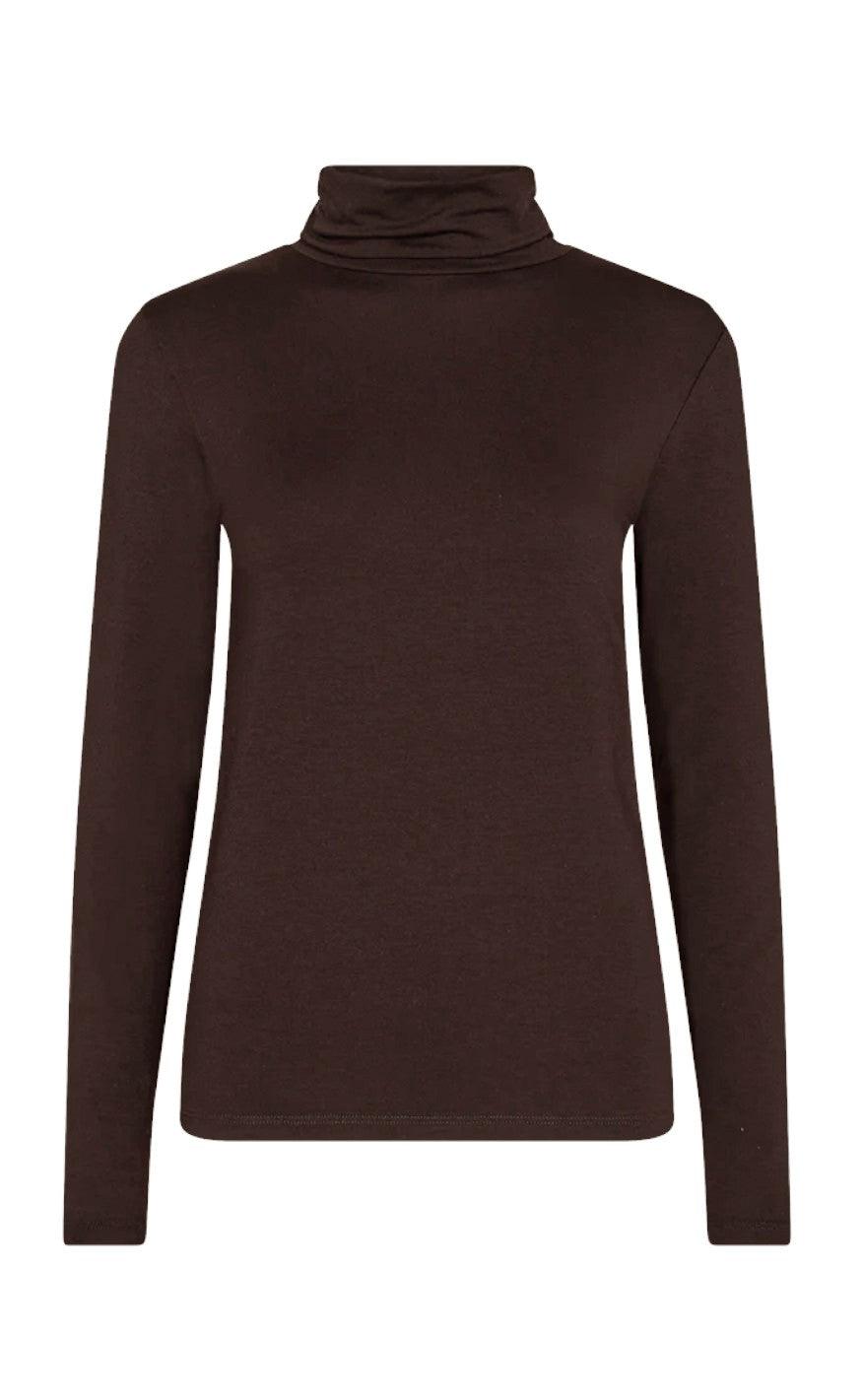 Freequent Bluse - Liana - Coffee Bean