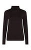 Freequent Bluse - Liana High Neck - Black