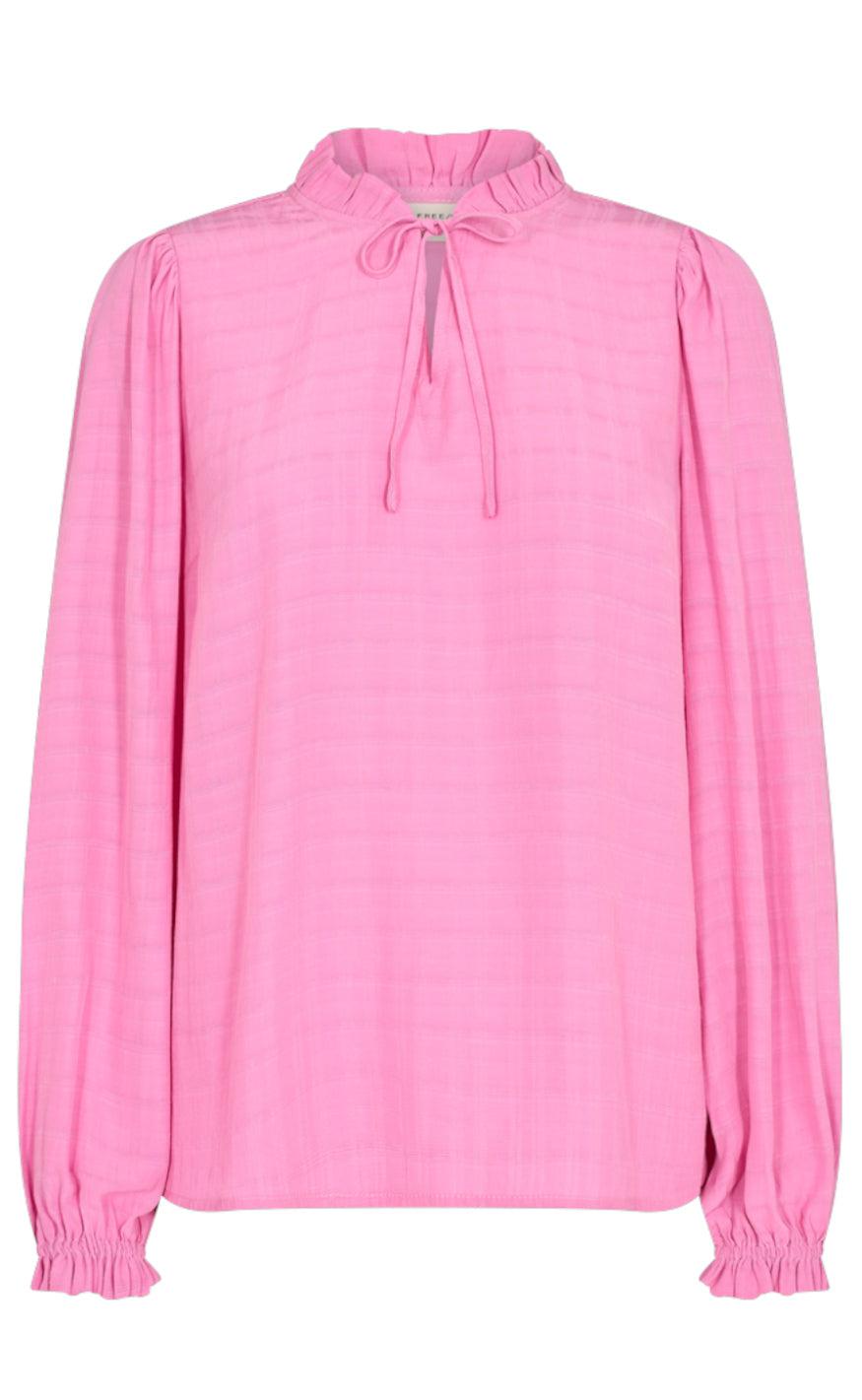 Freequent Bluse - Need - Fuchsia Pink