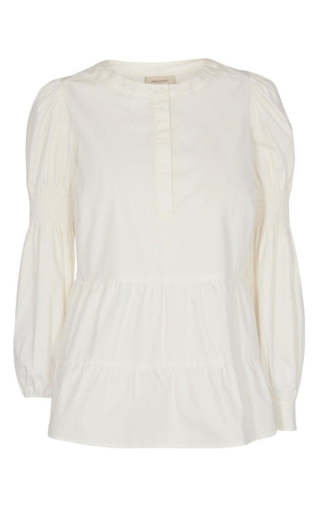 Freequent Bluse - Rhinay - Off White