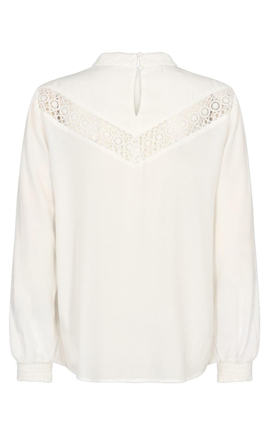Freequent Bluse - Sweetly - Off White