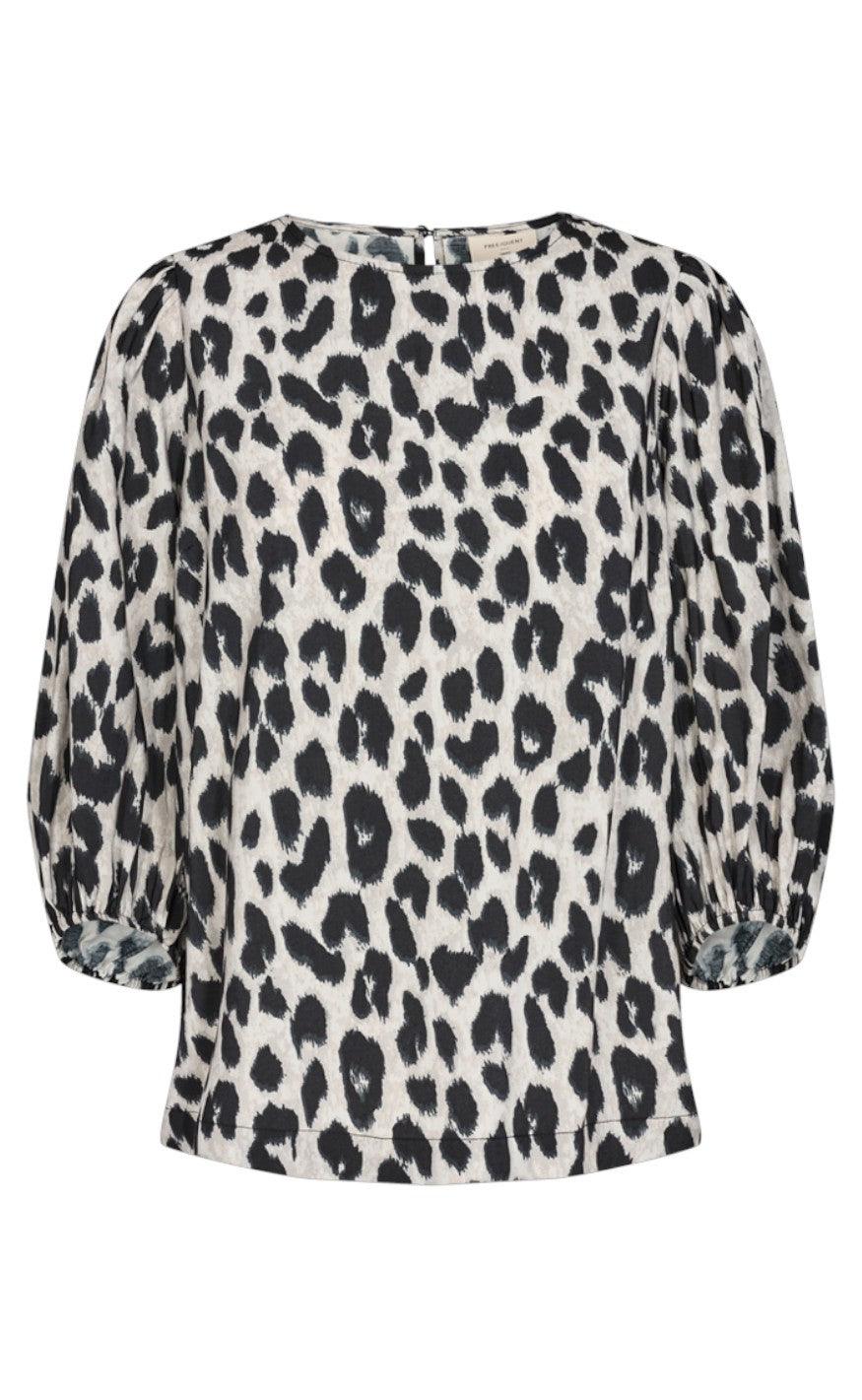 Freequent Bluse - Tidi - Smoked Pearl Mix