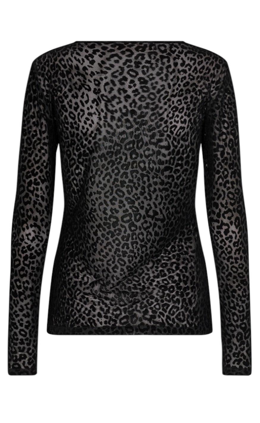 Freequent Bluse - Vally - Black With Leo