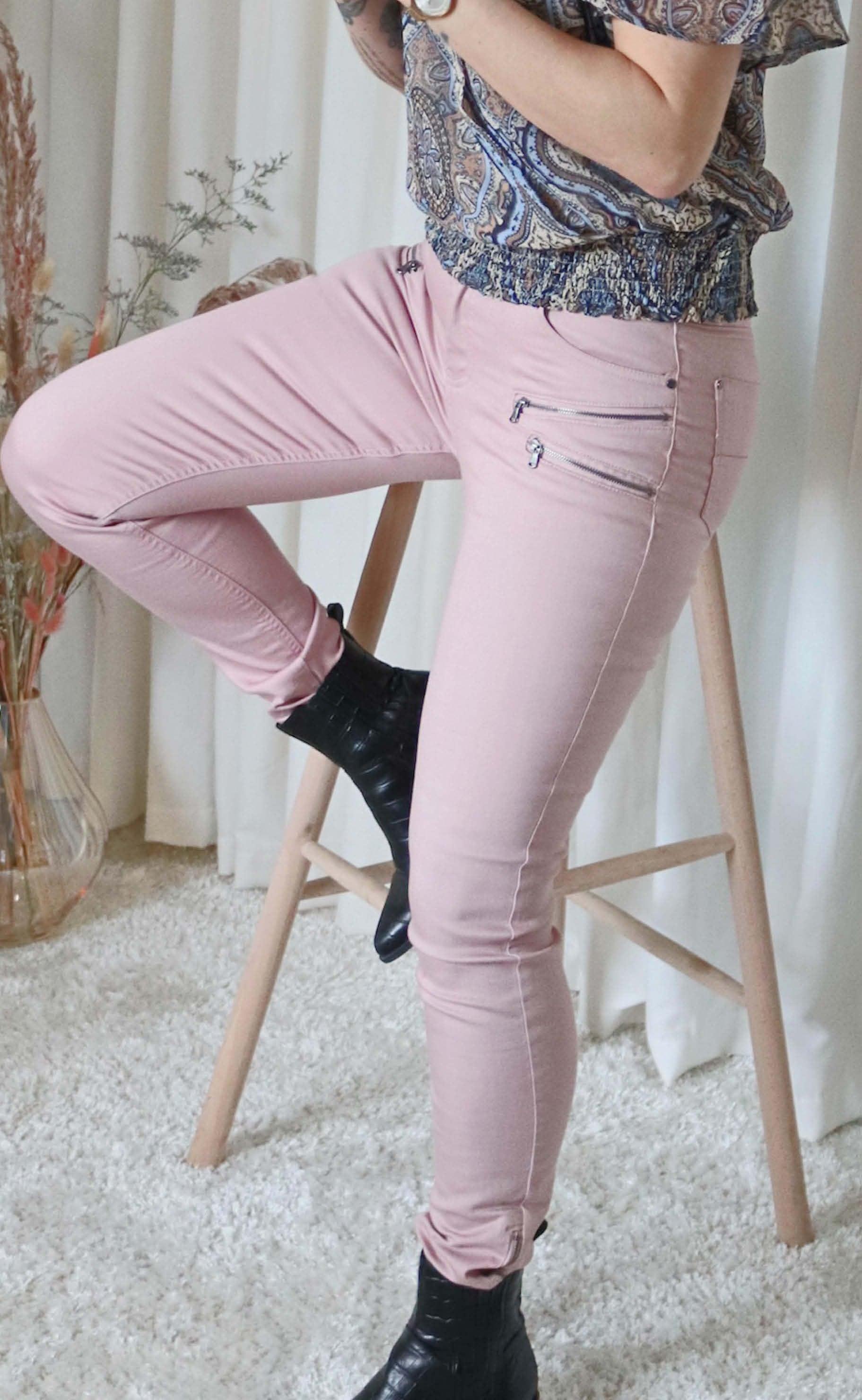 Freequent Bukser - Aida 7/8 - Pale Mauve