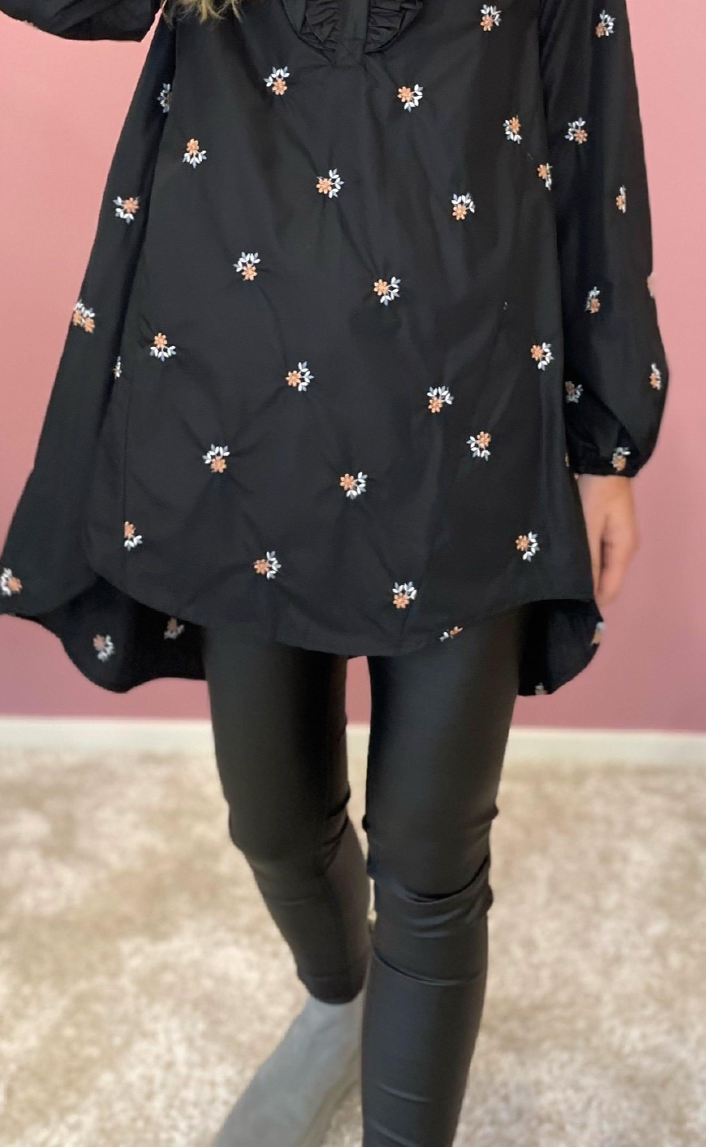 Freequent Bukser - Aida Cooper 7/8 - Black