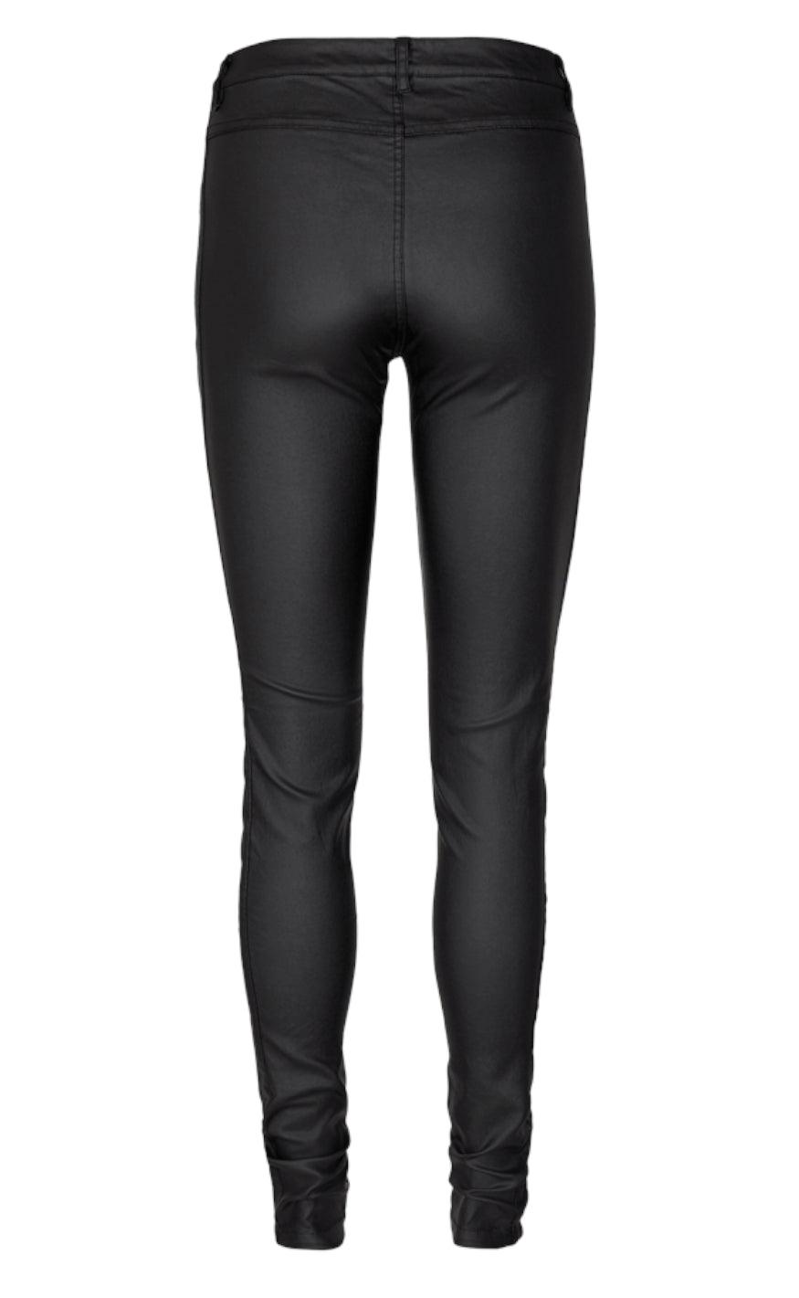 Freequent Bukser - Aida Cooper Plain Gold - Black