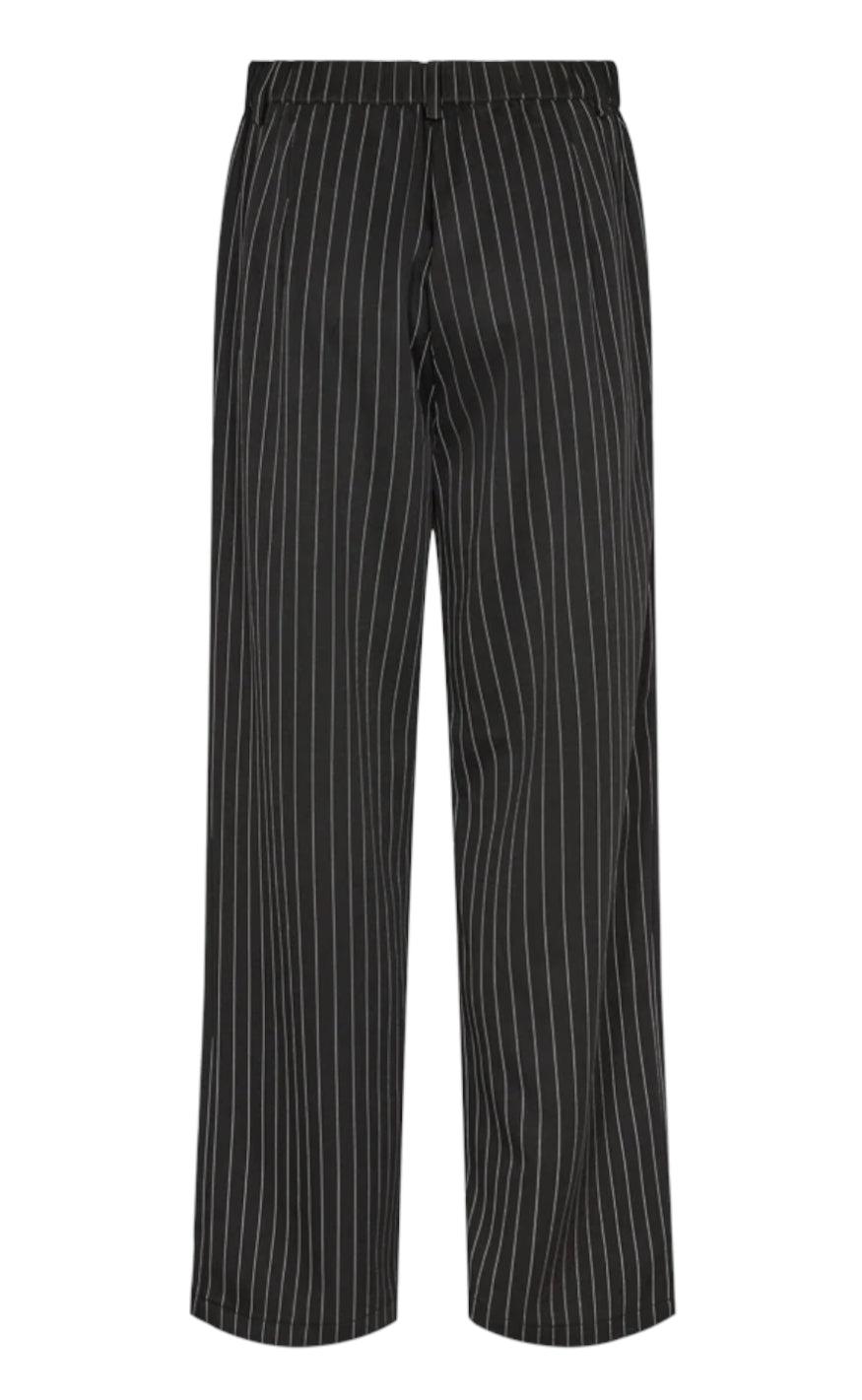 Freequent Bukser - Camillo - Black W. Off White