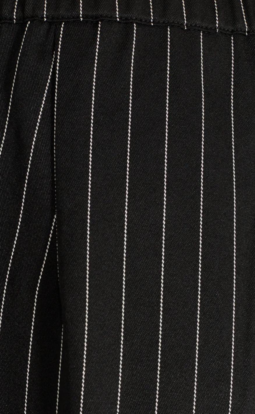 Freequent Bukser - Camillo - Black W. Off White
