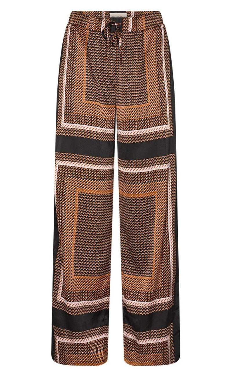 Freequent Bukser - Dafiney - Black W. Pale Mauve