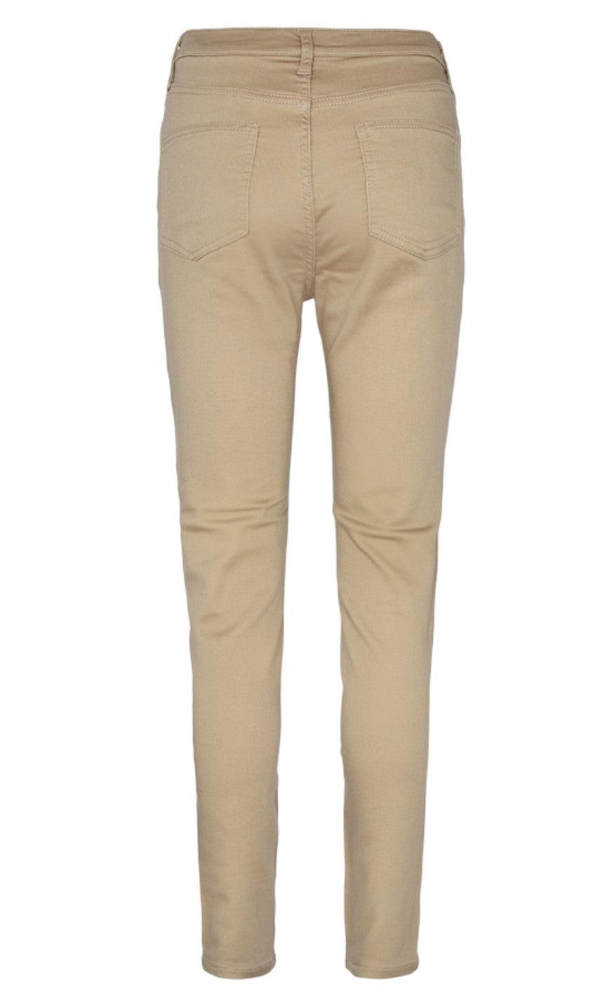Freequent Bukser - Harlow Twill - Silver Mink