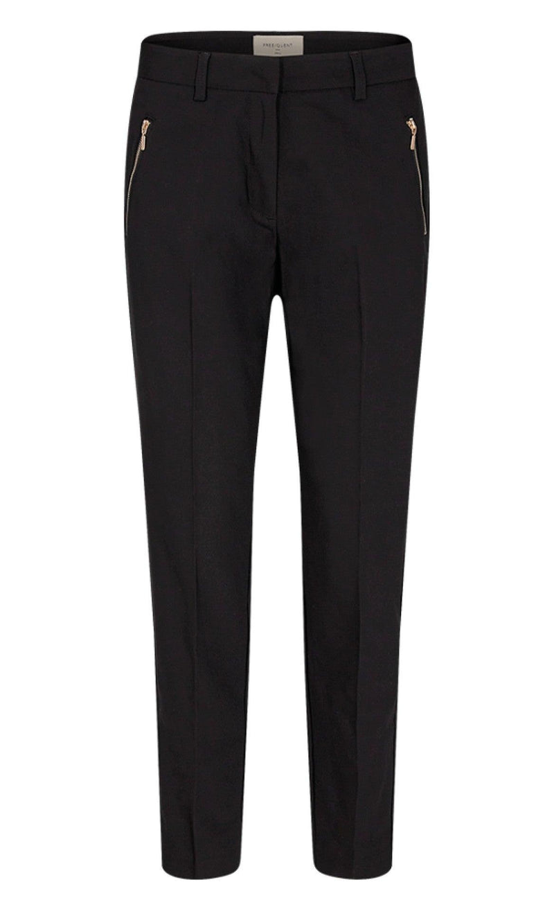 Freequent Bukser - Isadora - Black/Gold