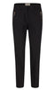 Freequent Bukser - Isadora - Black/Gold