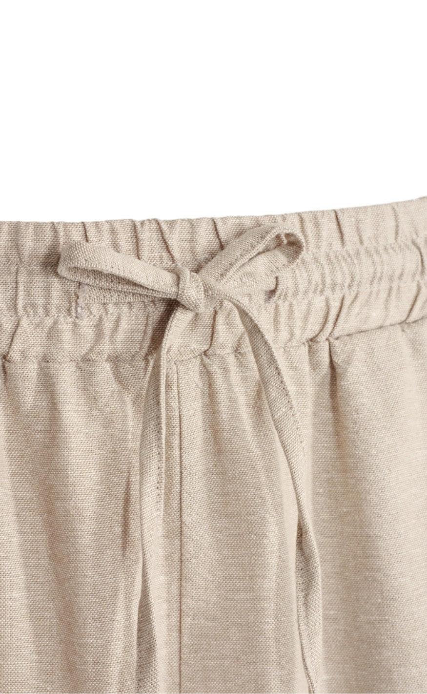 Freequent Bukser - Lava Ankle - Sand Melange