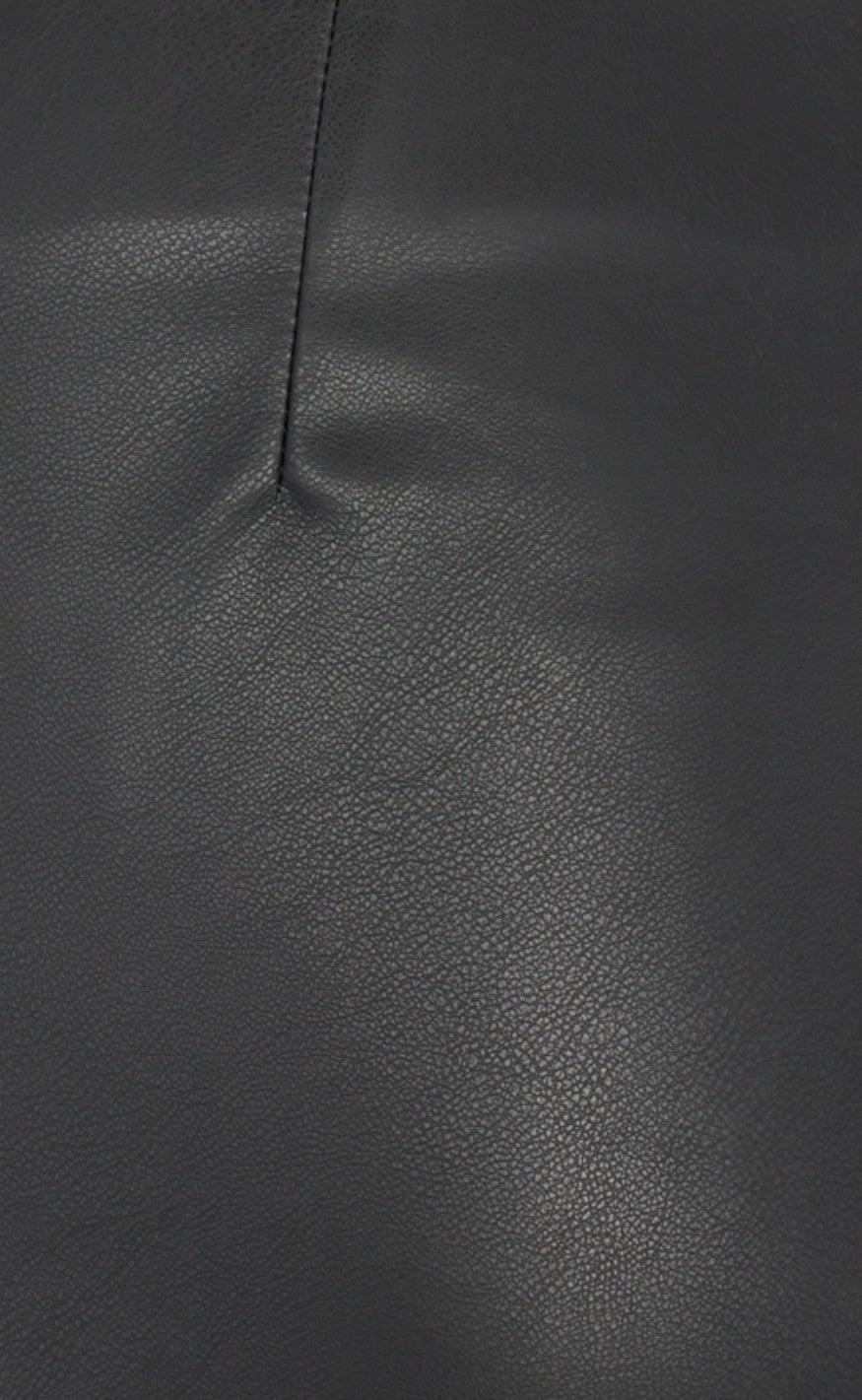 Freequent Bukser - Lexie PU - Black