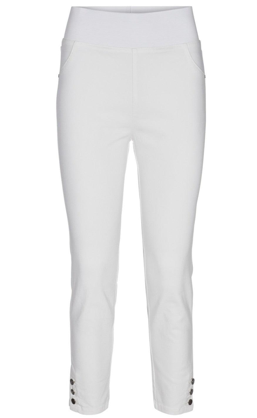 Freequent Bukser - Shantal 7/8 Button - Brilliant White