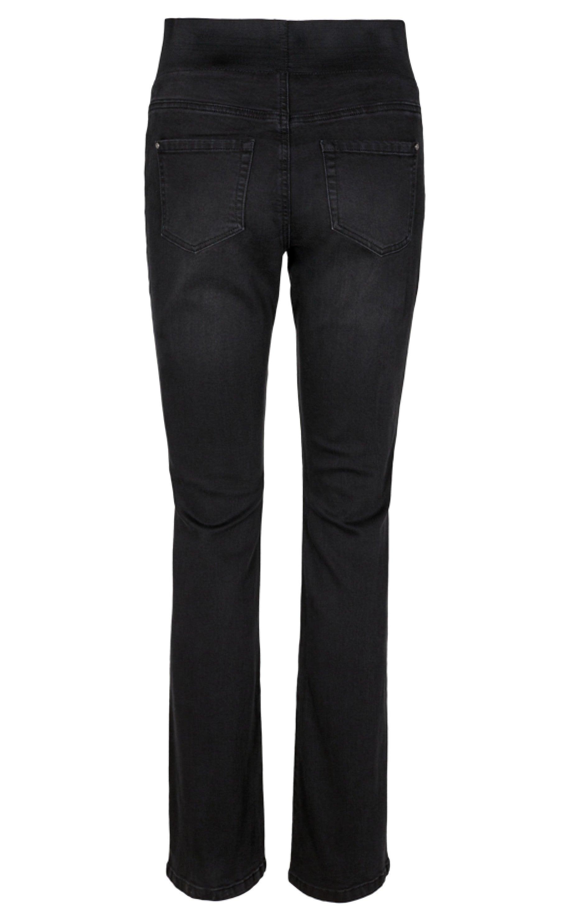 Freequent Bukser - Shantal Bootcut - Black Denim
