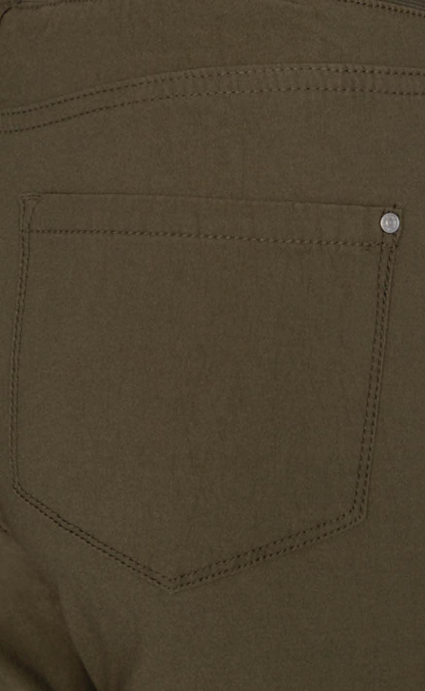 Freequent Bukser - Shantal Bootcut Power - Olive Night