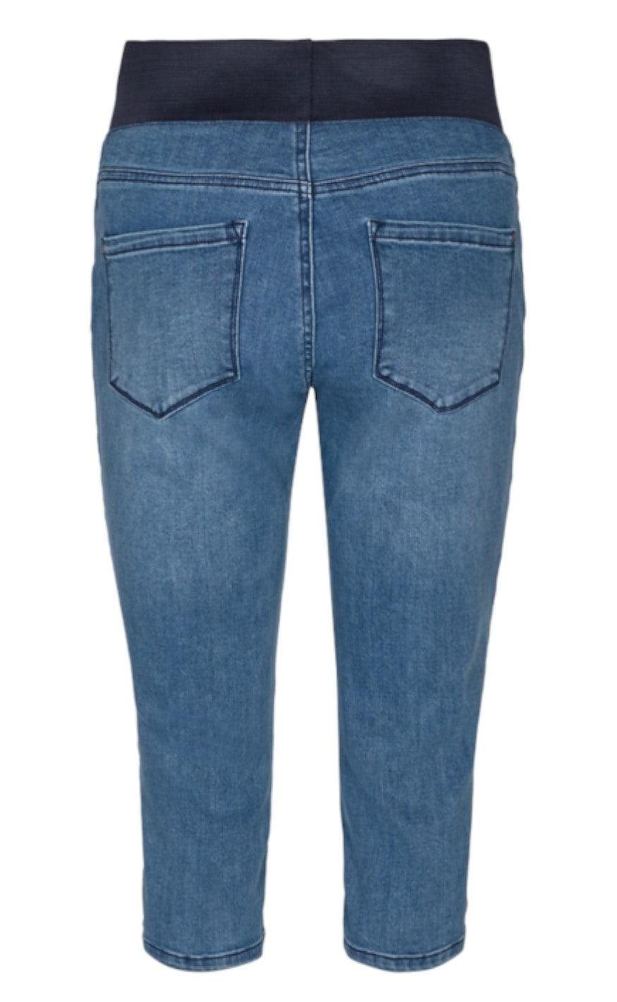 Freequent Bukser - Shantal Ca Denim - Vintage Blue Denim