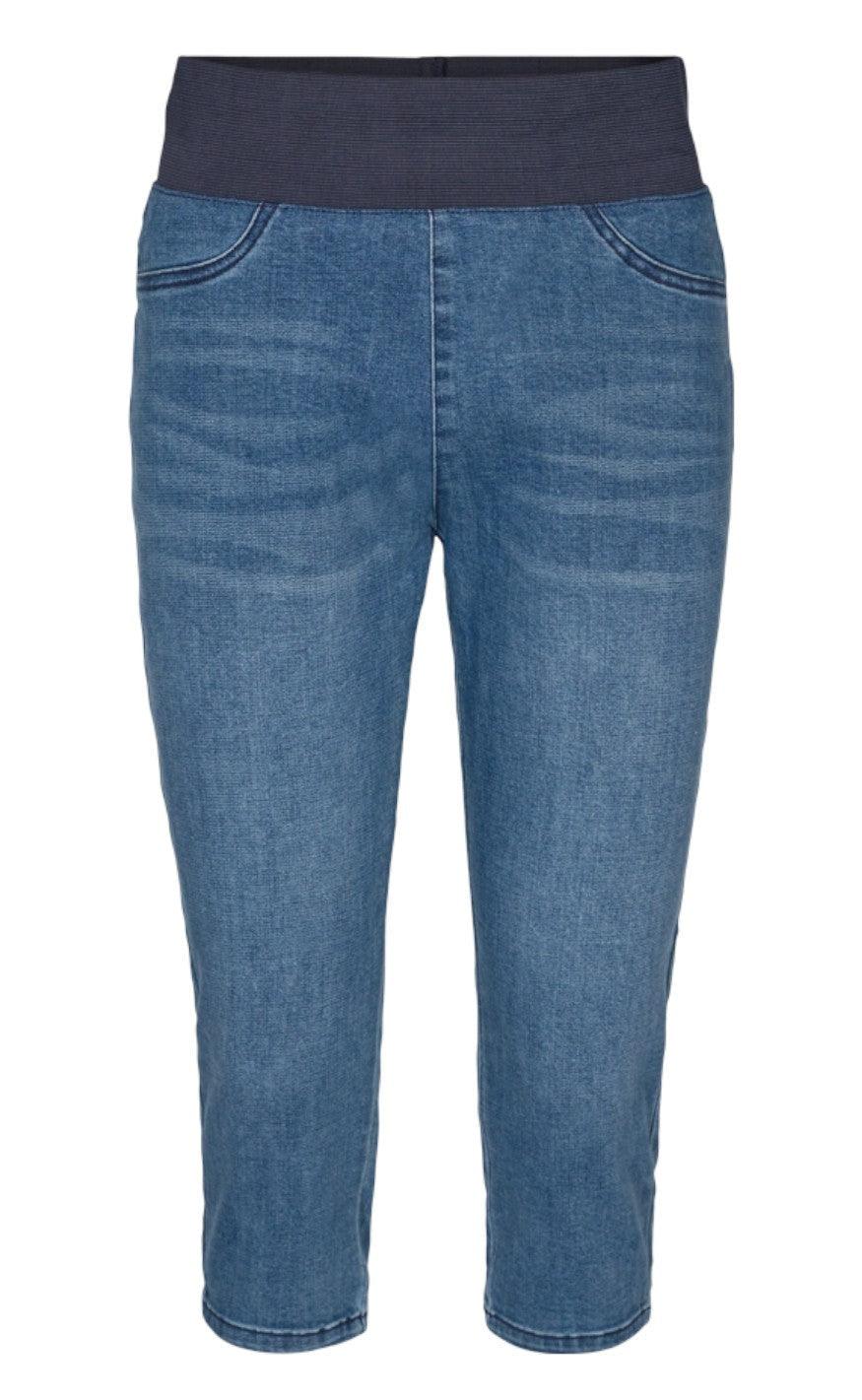Freequent Bukser - Shantal Ca Denim - Vintage Blue Denim