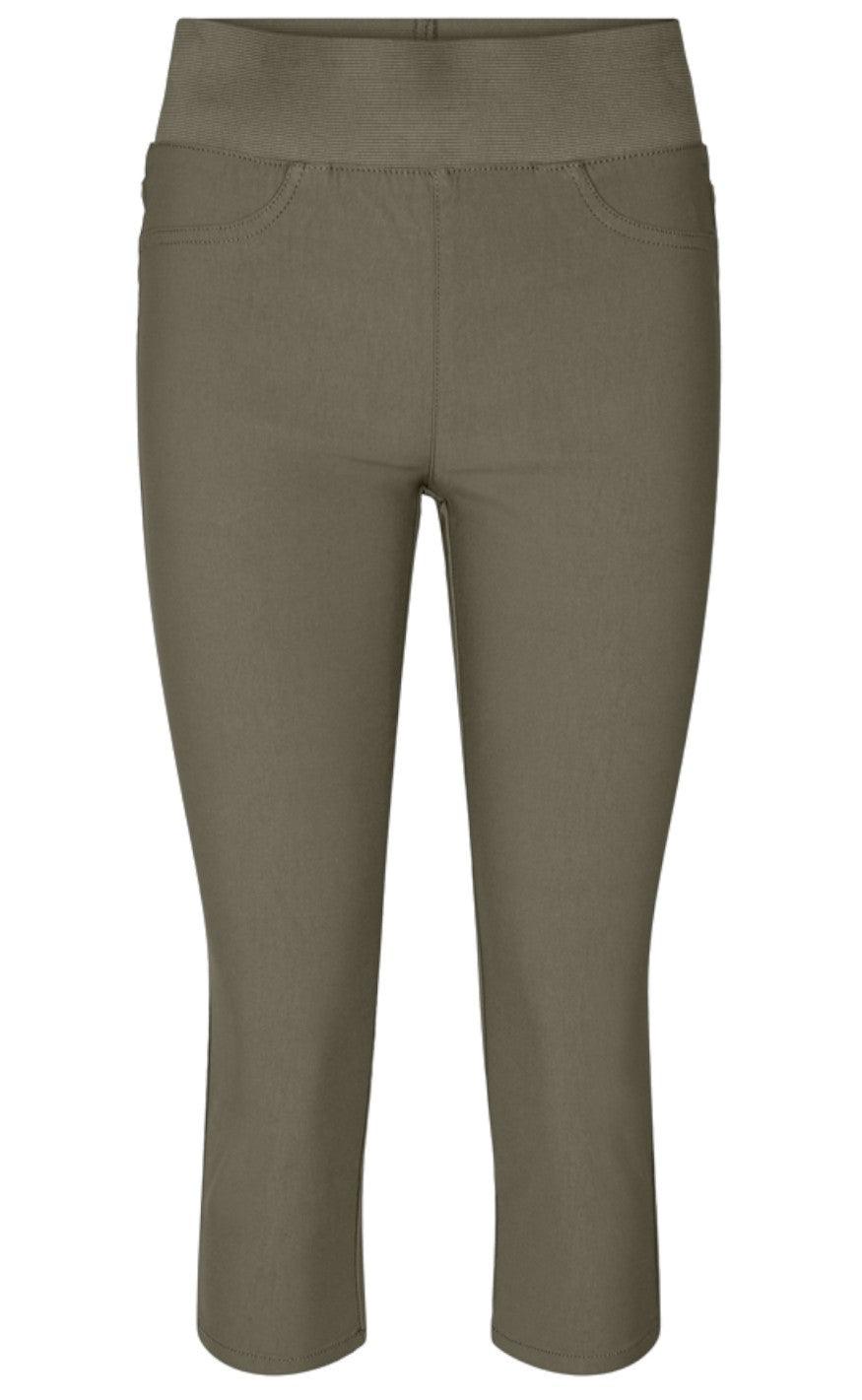 Freequent Bukser - Shantal Ca Power - Dusty Olive
