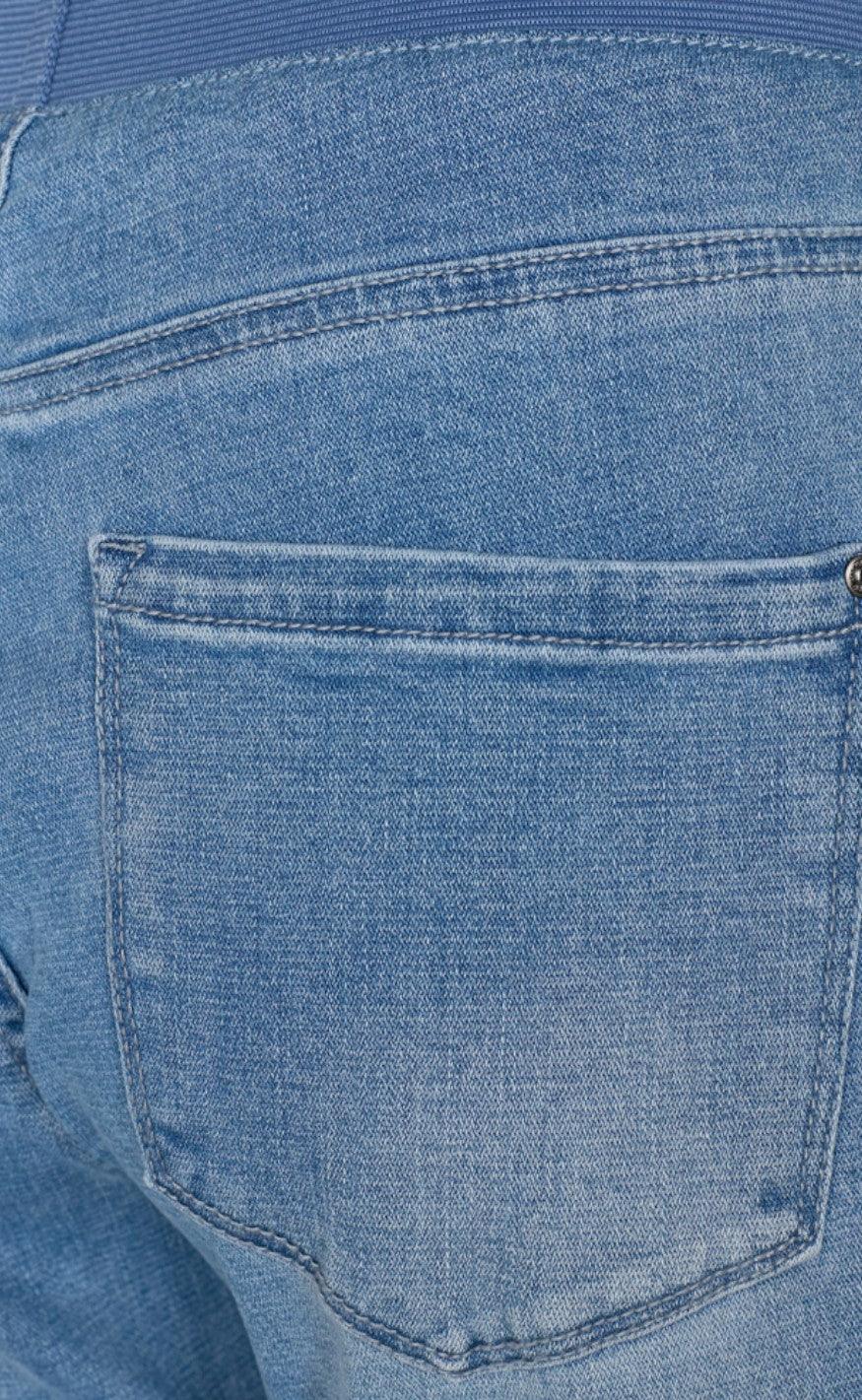 Freequent Bukser - Shantal Capri Denim - Light Blue Denim