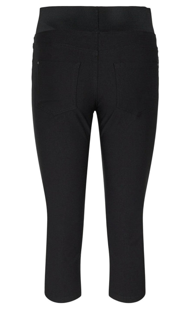 Freequent Bukser - Shantal Capri Power - Black