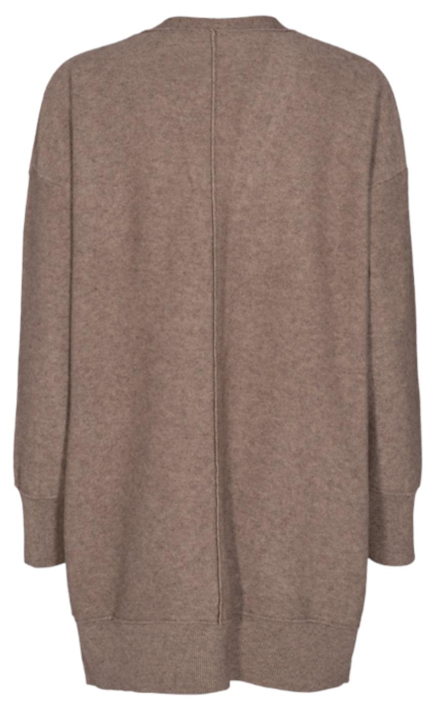 Freequent Cardigan - Claura - Beige Sand Melange