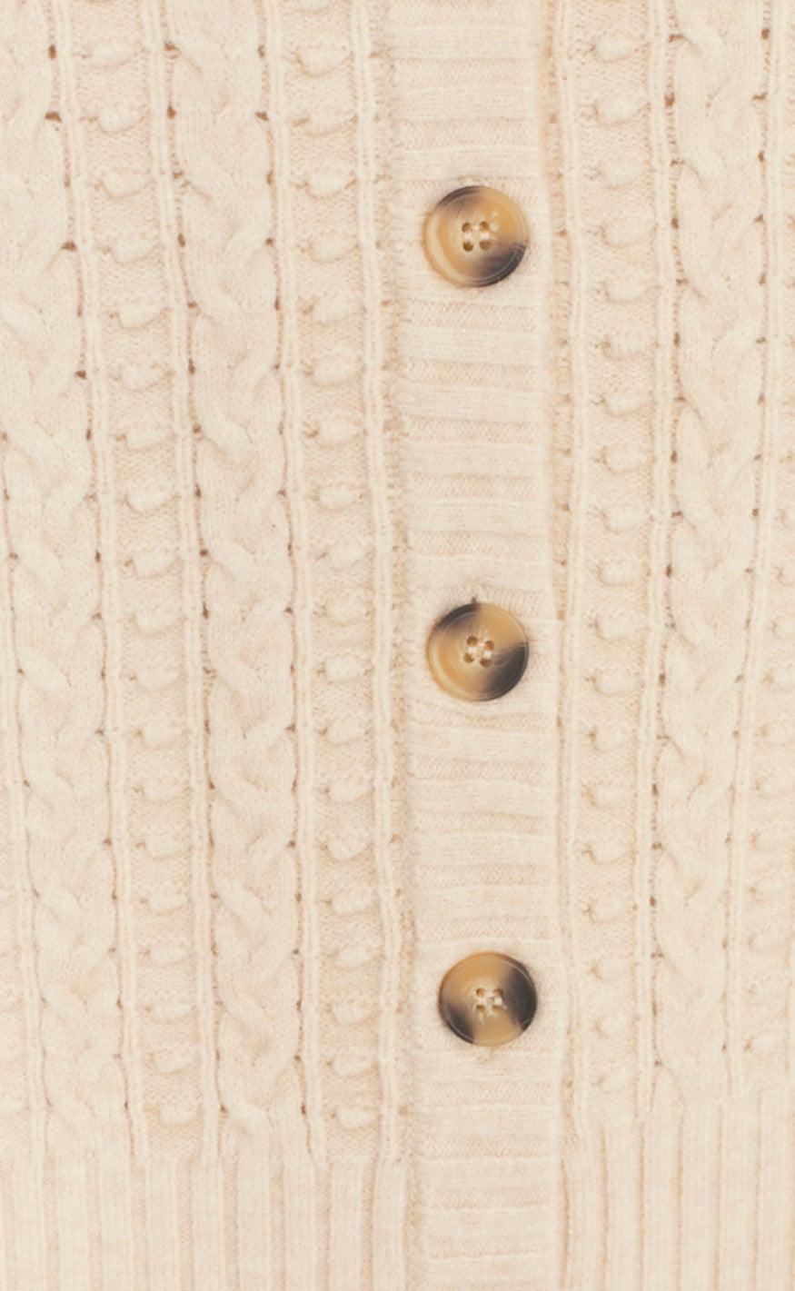 Freequent Cardigan - Claura - Birch Melange