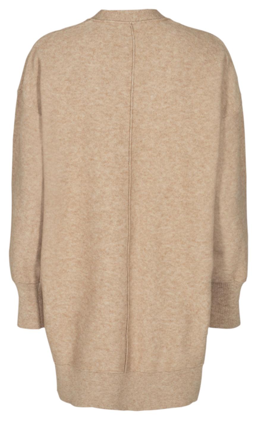 Freequent Cardigan - Claura - Oxford Tan Melange