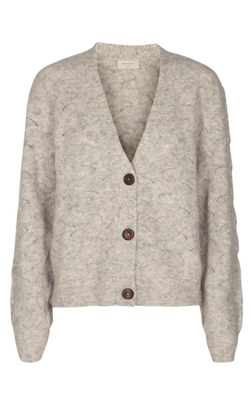 Freequent Cardigan - Hill - Oatmeal Melange